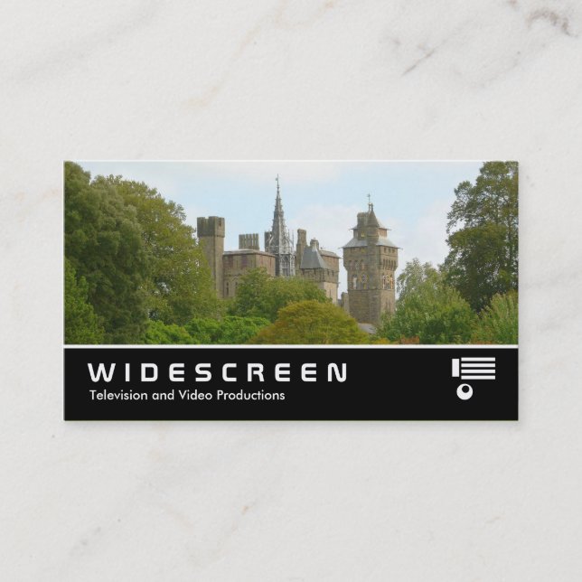 Carte De Visite Écran large 351 - Château de Cardiff (Devant)