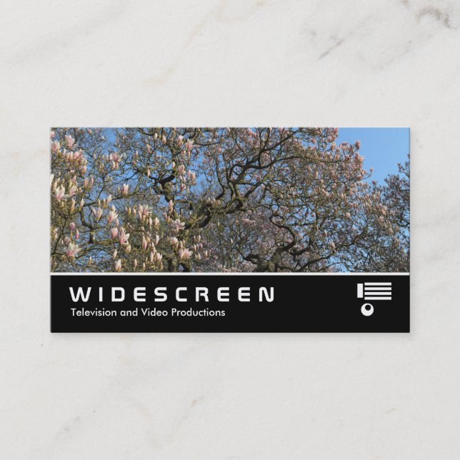 Carte De Visite Écran large 391 - Magnolia Trees (Devant)