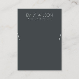 Carte De Visite Écran noir et blanc minimaliste