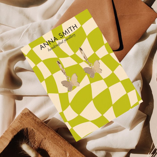 Carte De Visite Écran Retro Vert Super Vintage (Créateur téléchargé)