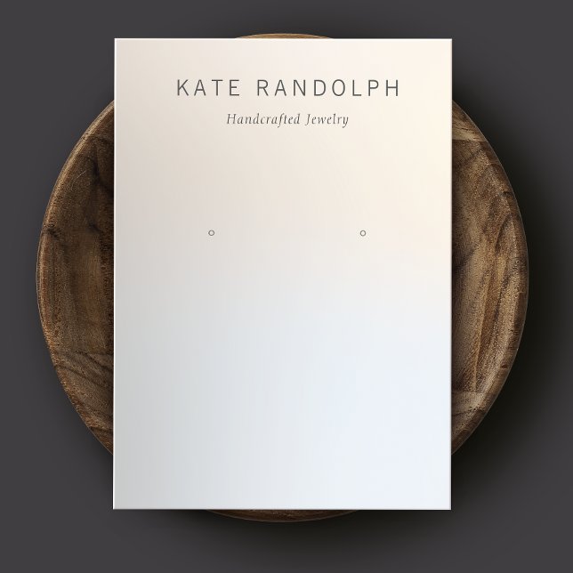 Carte De Visite Écran simple et moderne Ombre à oreilles (Créateur téléchargé)