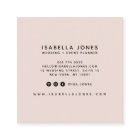 Écriture minimaliste de luxe professionnelle rose 