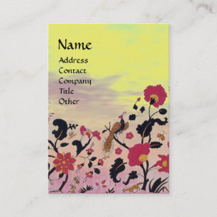 CARTE DE VISITE EDEN / JARDIN BLANC