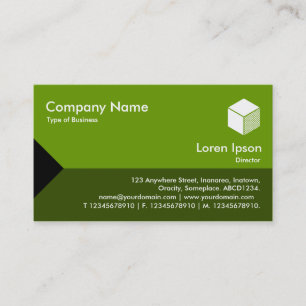 Carte De Visite Edge Triangle II - Nuances d'avocat
