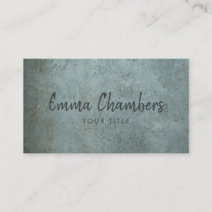 Carte De Visite Edgy Grunge Ethereal Smoky Blue Grey Texture