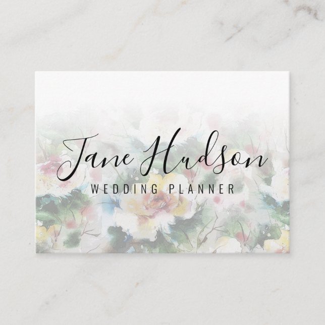 Carte de visite éditable élégante simple minimalis (Devant)