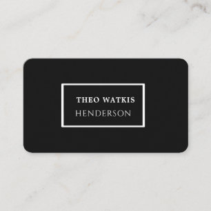 Carte De Visite Édition de code QR noir et blanc