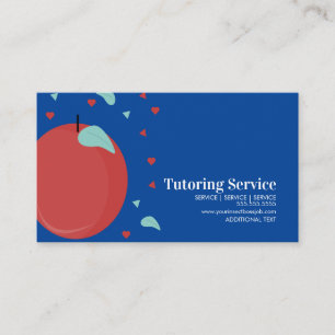 Carte de visite éducatif Apple Kids Tutoring