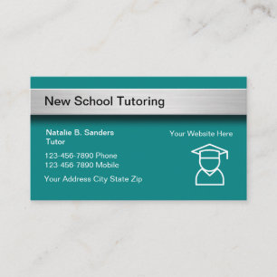 Carte De Visite Éducation de soutien scolaire
