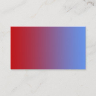 Carte De Visite Effacement rouge aux couleurs bleues, conception