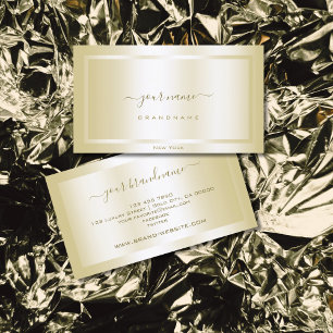 Carte De Visite Effet or à l'oeil avec Frame Professional