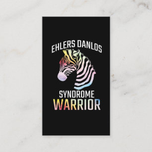 Carte De Visite Ehlers Danlos Sensibilisation Cadeau EDS Warria Ze