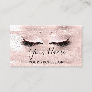 Carte De Visite Elargissement de maquillage professionnel Pink Eye