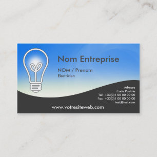 Carte de visite Electricien