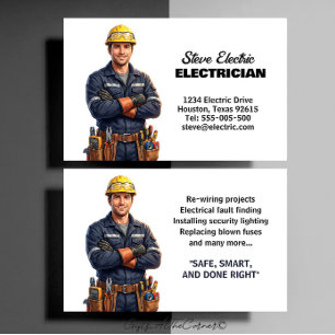 Carte De Visite Électricien 