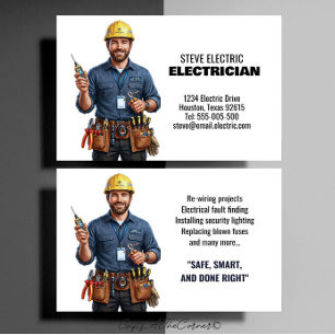 Carte De Visite Électricien
