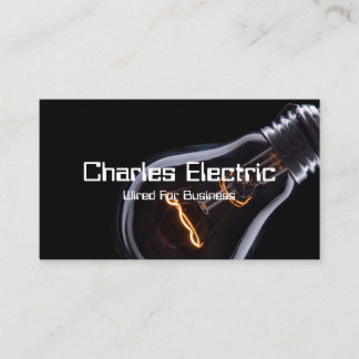 Carte de visite Électricien Électricité Électrique