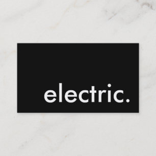 Carte De Visite électrique.