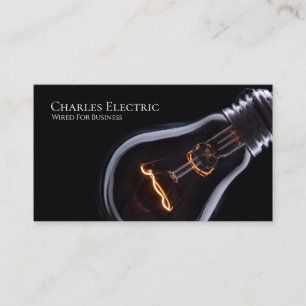 Carte de visite électrique électrique