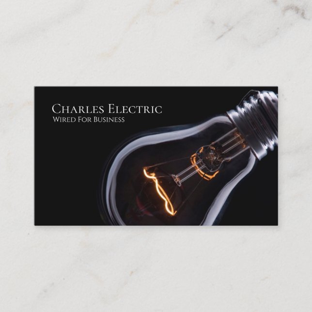 Carte de visite électrique électrique (Devant)