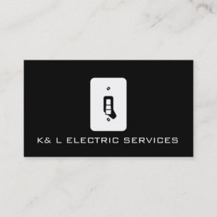 Carte de visite électrique électrique