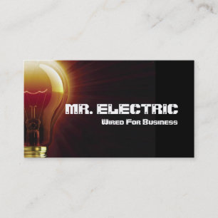 Carte de visite électrique électrique