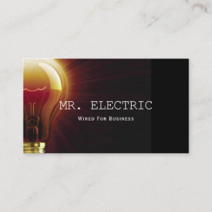 Carte de visite électrique électrique