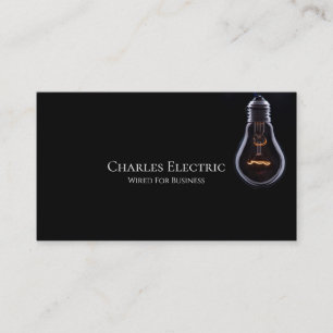 Carte de visite électrique électrique