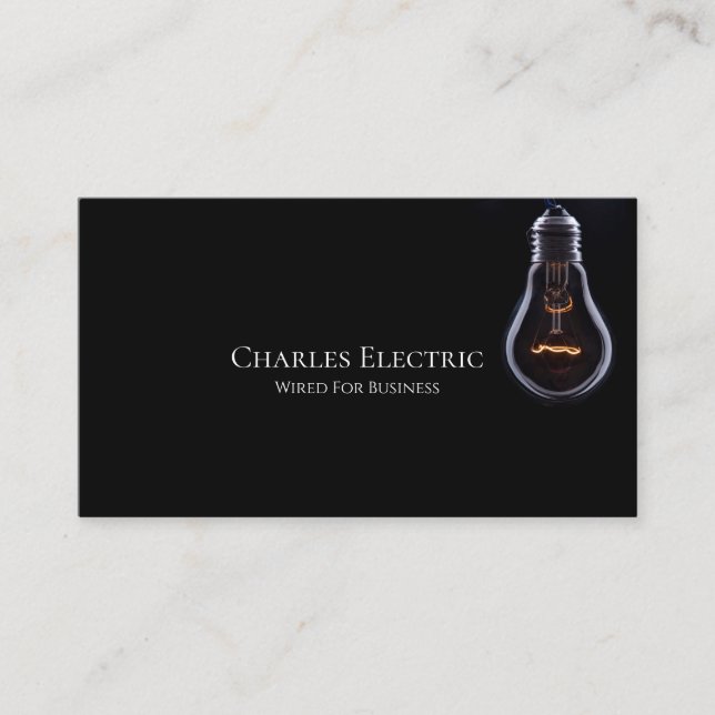 Carte de visite électrique électrique (Devant)
