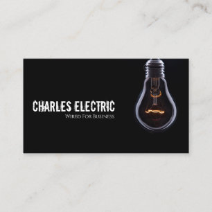 Carte de visite électrique électrique