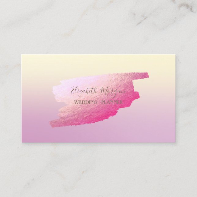 Carte De Visite Élégance Luxe Style Professionnalisme (Devant)