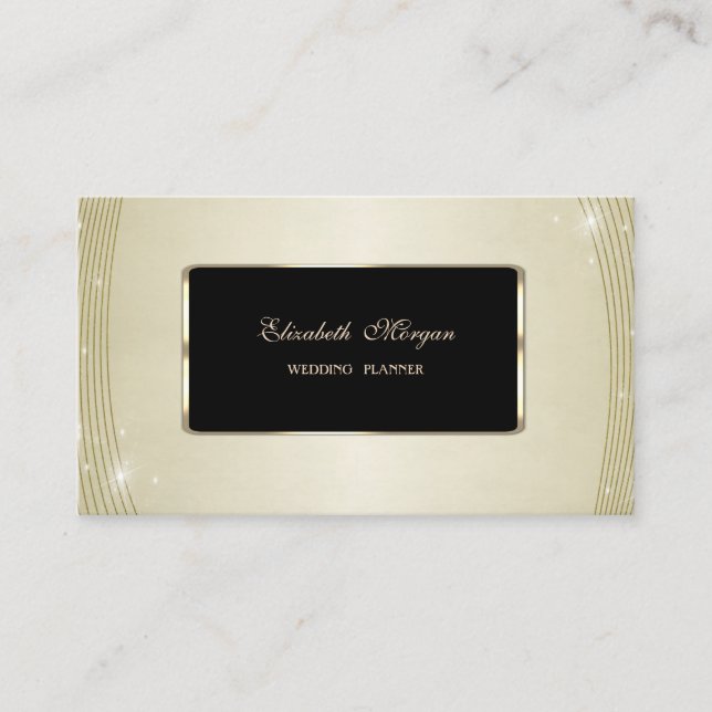 Carte De Visite Élégance Luxe Style Professionnalisme (Devant)