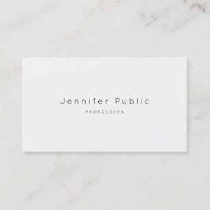 Carte De Visite Élégance Luxueuse Professionnelle Minimaliste Mode