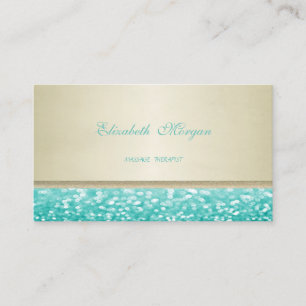 Carte De Visite Élégance Professionnelle Glamour Étincelant