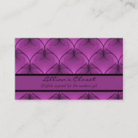 Carte de visite Élégance sans pareil, violet