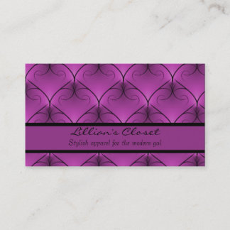 Carte de visite Élégance sans pareil, violet
