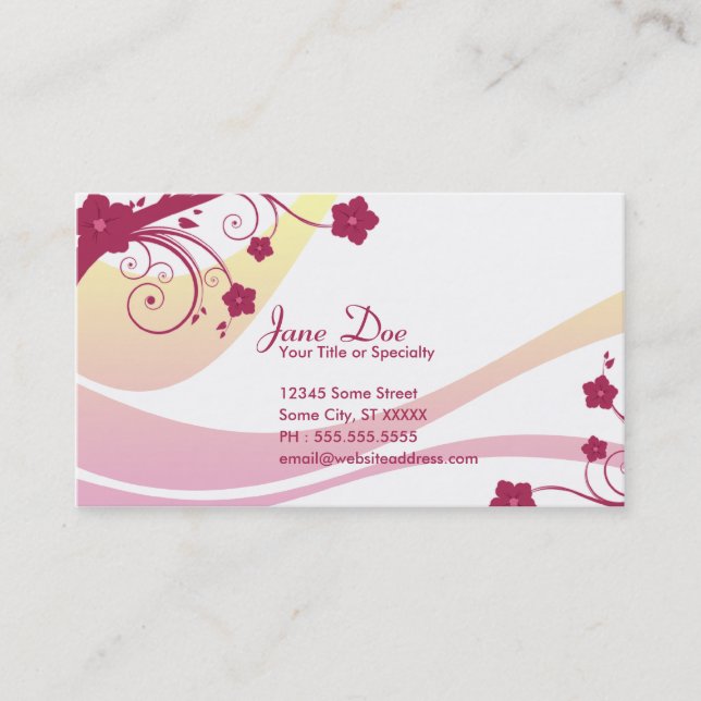Carte De Visite eleganceEssentials (Devant)