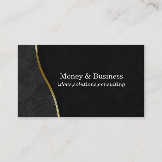 Carte de visite élégant (Devant)