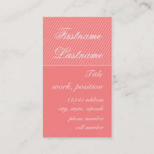 Carte de visite élégant