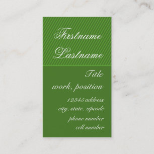 Carte de visite élégant