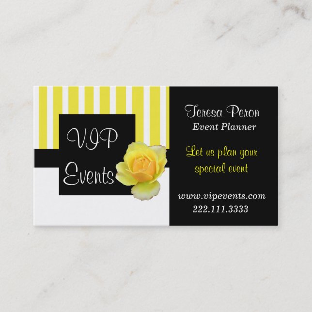 Carte de visite élégant (Devant)