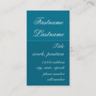 Carte de visite élégant