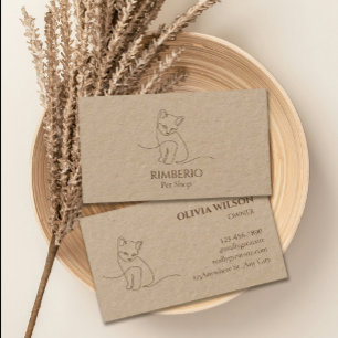 Carte De Visite Élégant atelier de marionnettes Logo d'artisanat p