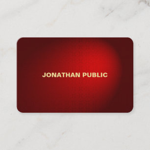 Carte De Visite Élégant Black Red Damask Premium Professionnel