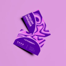 Elégant bleu bleu rose Abstrait Boho Super chic