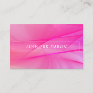 Carte De Visite Elégant bleu rose pourpre Couleurs élégantes et te