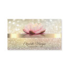 Élégant Bokeh Gold, instructeur de Yoga de fleurs 