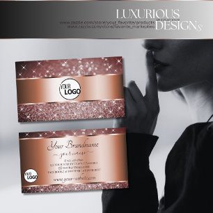 Carte De Visite Elégant Bourgogne Parties scintillant Stars ajoute