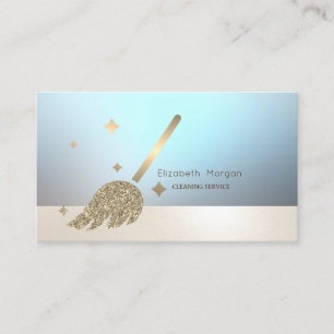Carte De Visite Élégant Chambre Professionnelle Lumineuse Or