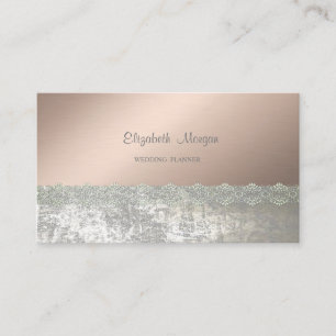 Carte De Visite Élégant Chic de Style , Dentelle